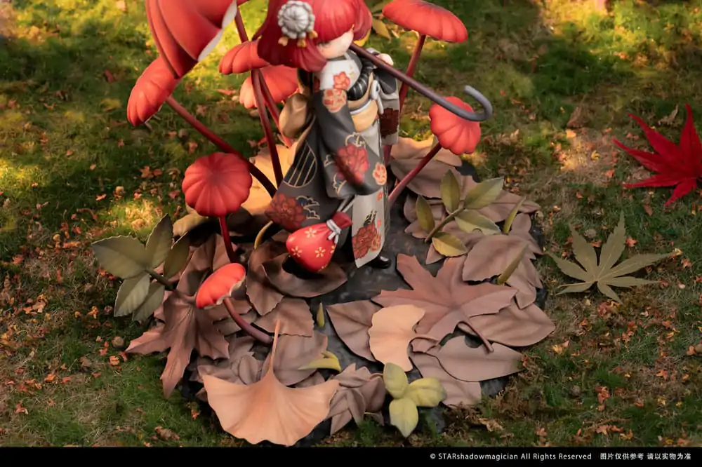 The Mushroom Girls 1/1 No.6 Marasmius Haematocephalus PVC szobor figura 23 cm termékfotó
