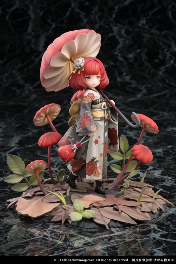 The Mushroom Girls 1/1 No.6 Marasmius Haematocephalus PVC szobor figura 23 cm termékfotó