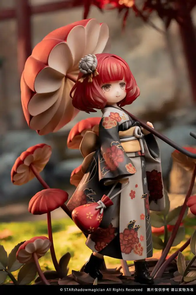 The Mushroom Girls 1/1 No.6 Marasmius Haematocephalus PVC szobor figura 23 cm termékfotó
