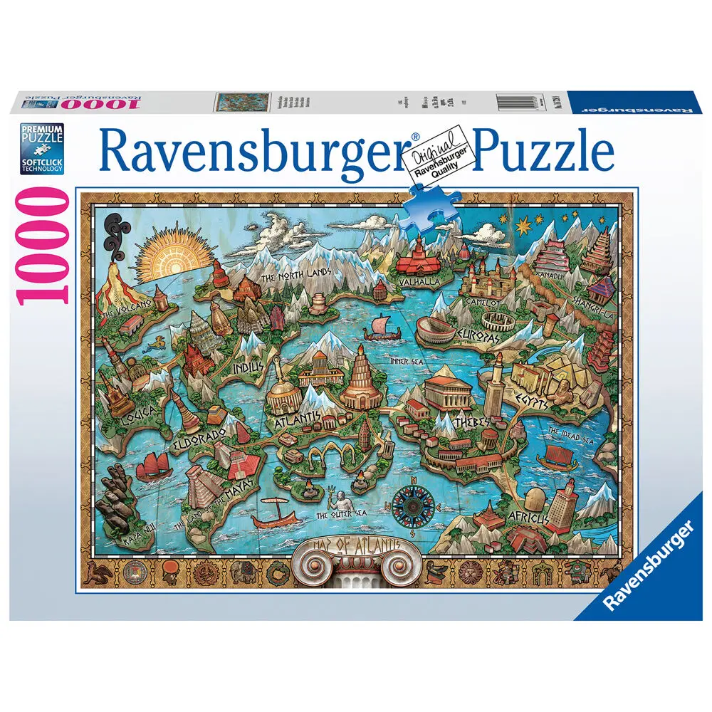 The Mystery of Atlantis puzzle 1000db-os termékfotó