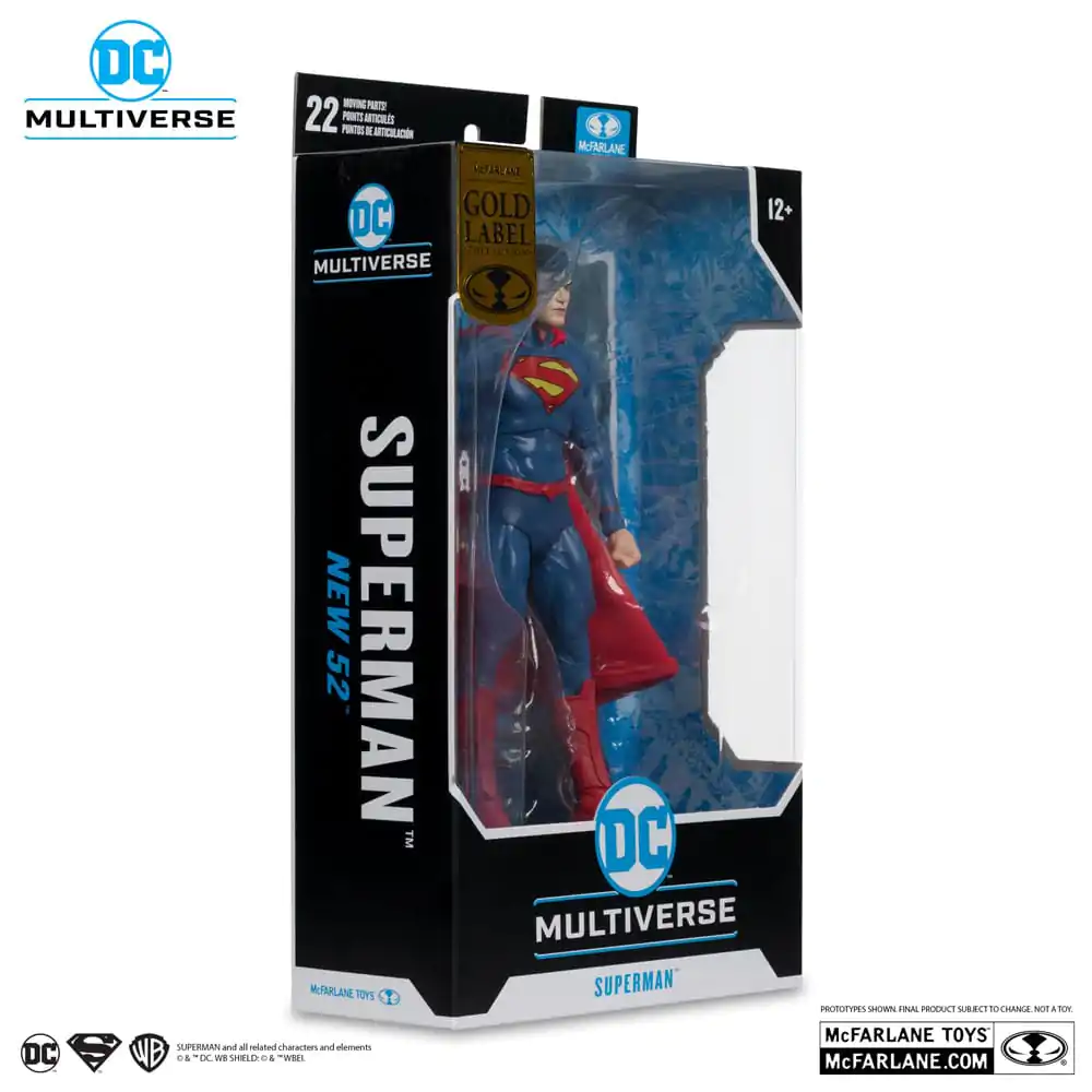The New 52 DC Multiverse Superman (Gold Label) akciófigura 18 cm termékfotó