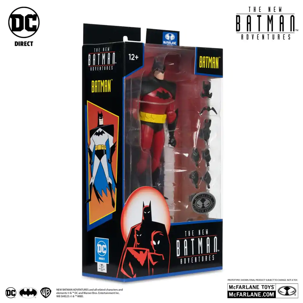 The New Batman Adventure DC Multiverse Batman (Silver) Platinum Edition akciófigura 18 cm termékfotó