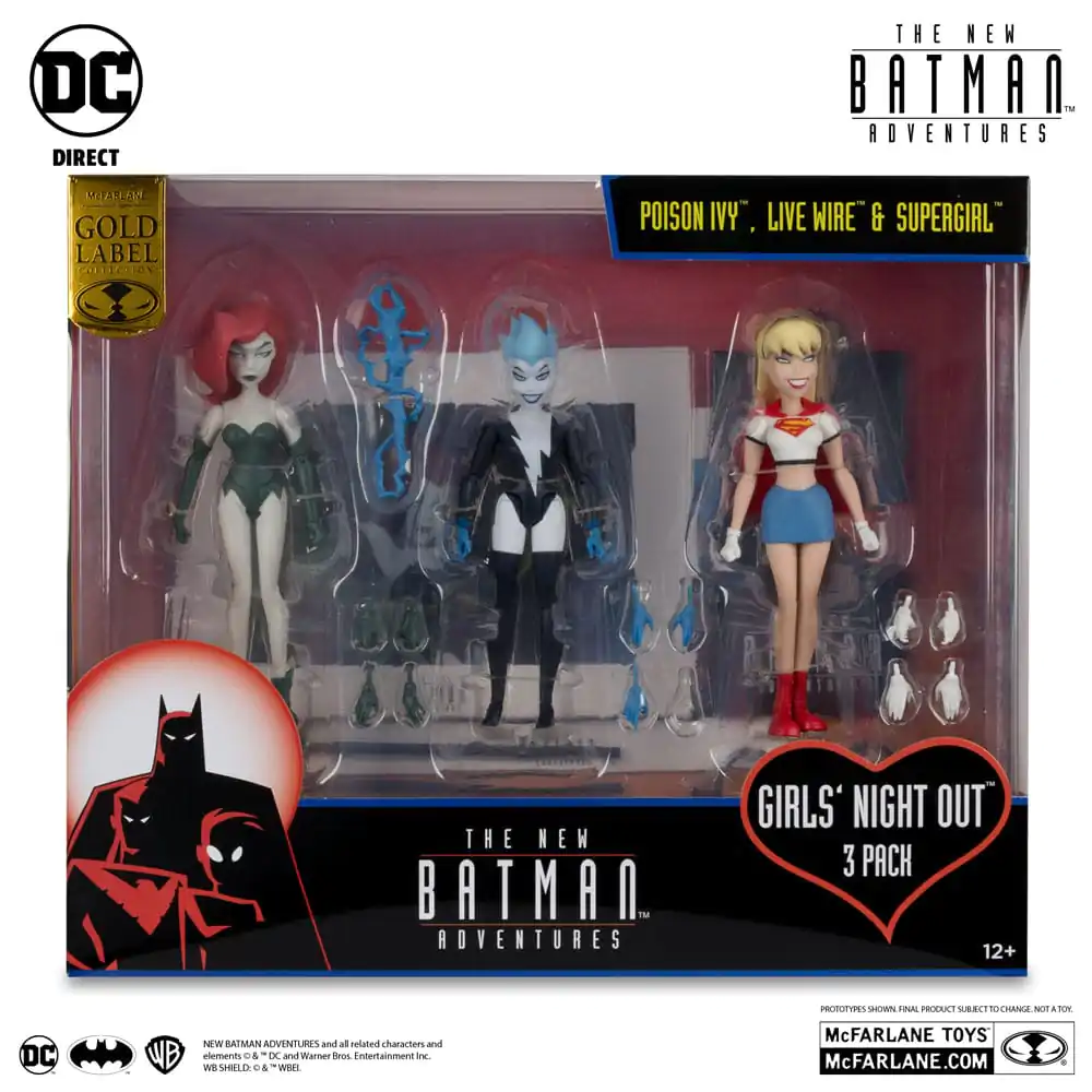 The New Batman Adventures DC Direct Girls´ Night Out (Gold Label) 3 db-os akciófigura csomag 15 cm termékfotó