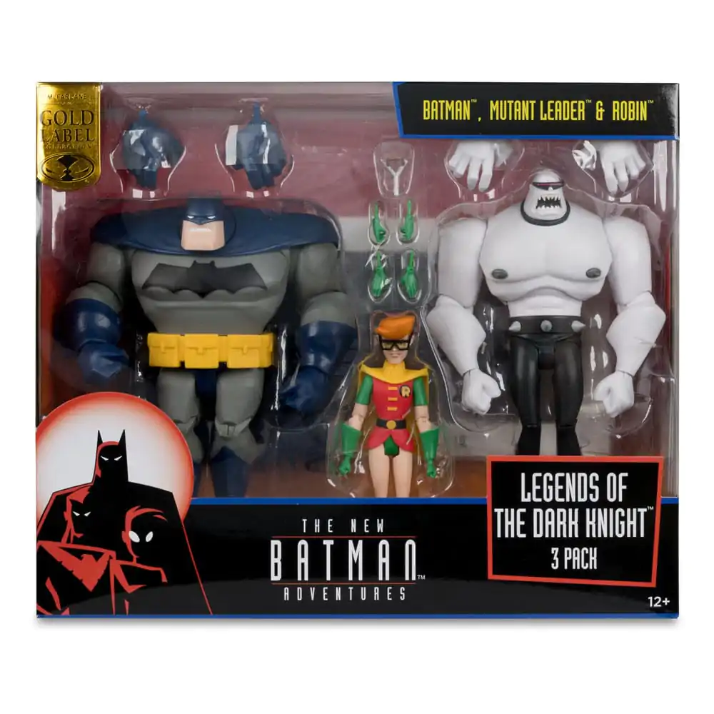 The New Batman Adventures DC Direct Legends of the Dark Knight (Gold Label) 3 db-os akciófigura csomag 13 cm termékfotó