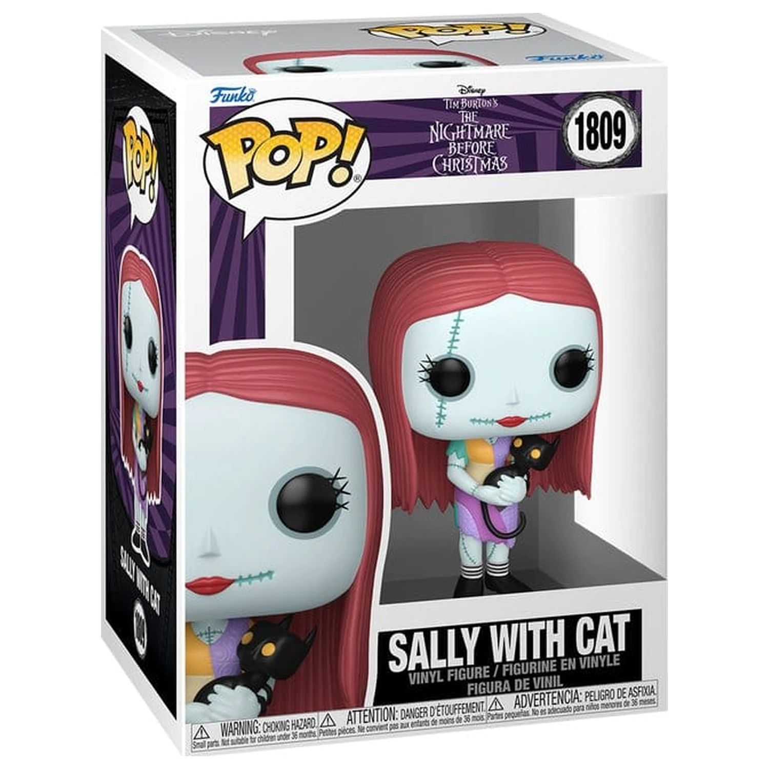 The Nightmare Before Christmas Funko POP! Vinyl figura Sally with Cat 9 cm termékfotó