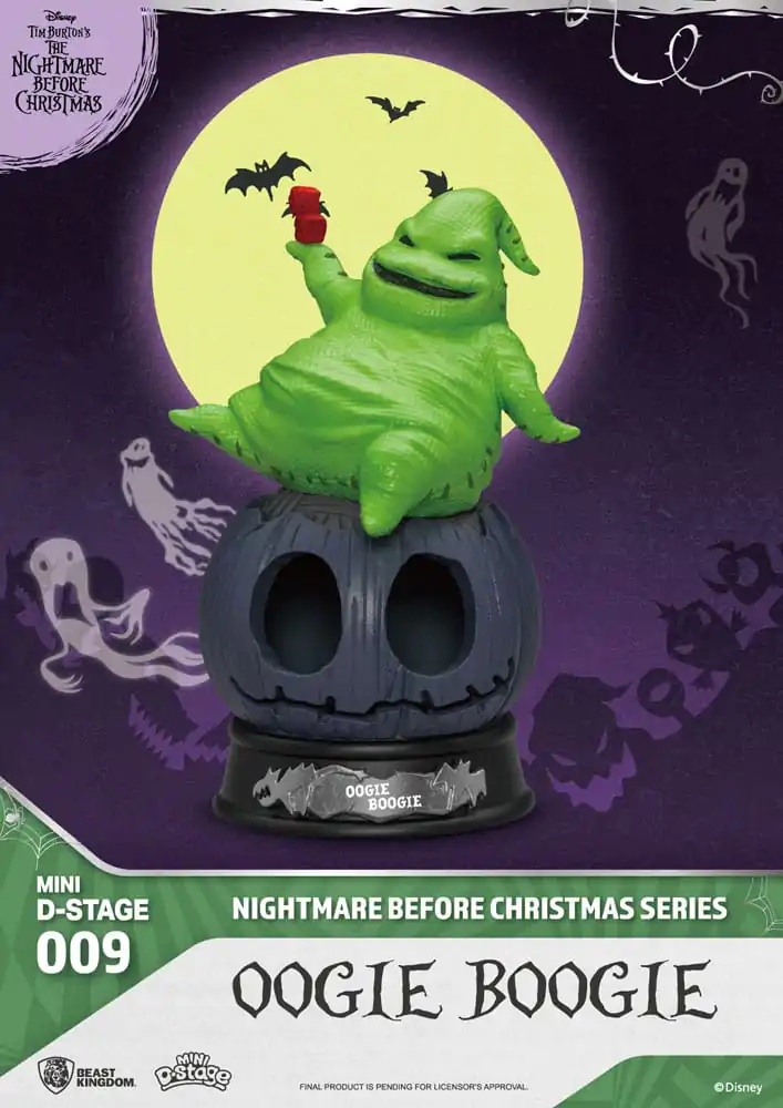The Nightmare Before Christmas Mini Diorama Stage Oogie Boogie PVC figura 10 cm termékfotó