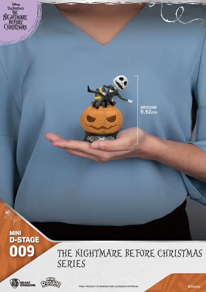The Nightmare Before Christmas Mini Diorama Stage Oogie Boogie PVC figura 10 cm termékfotó