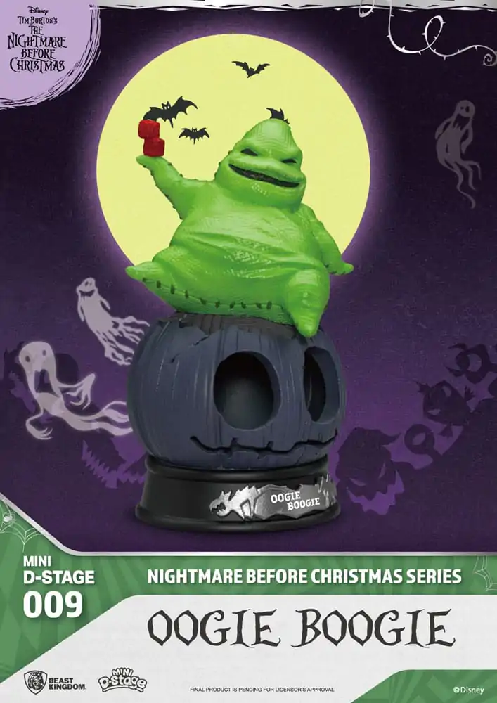 The Nightmare Before Christmas Mini Diorama Stage Oogie Boogie PVC figura 10 cm termékfotó