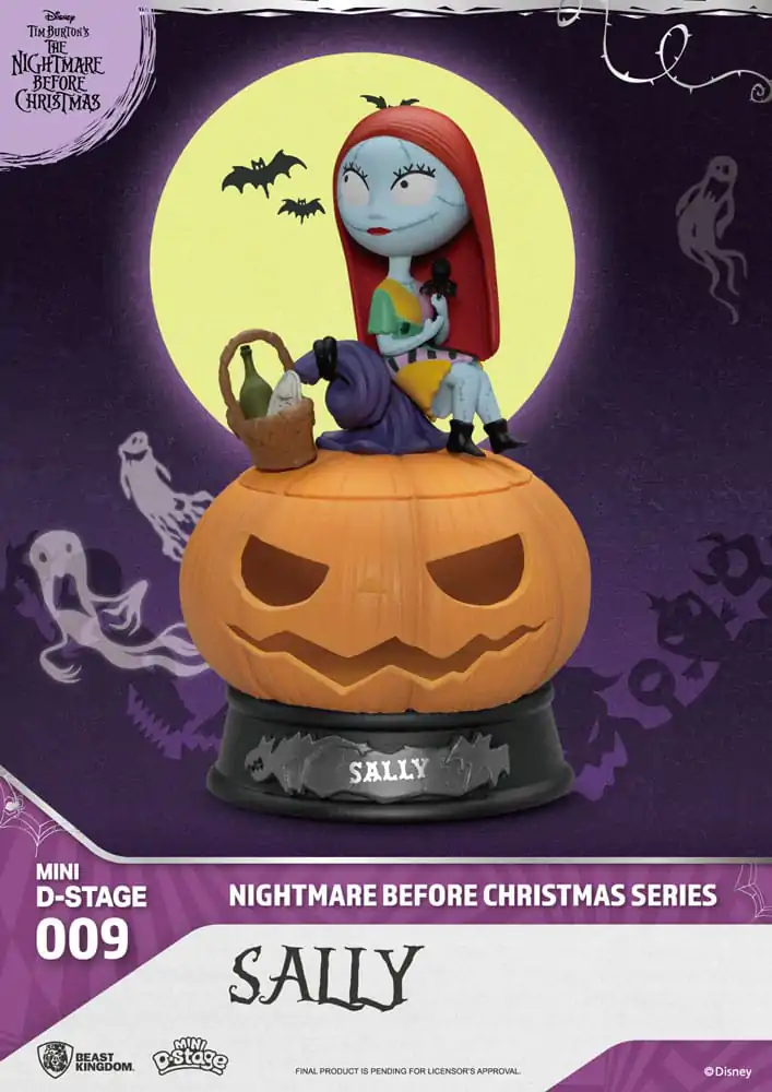 The Nightmare Before Christmas Mini Diorama Stage Sally PVC figura 10 cm termékfotó