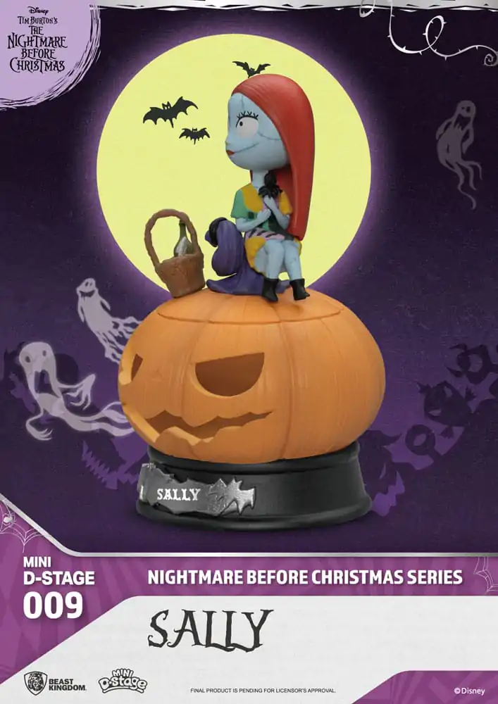The Nightmare Before Christmas Mini Diorama Stage Sally PVC figura 10 cm termékfotó