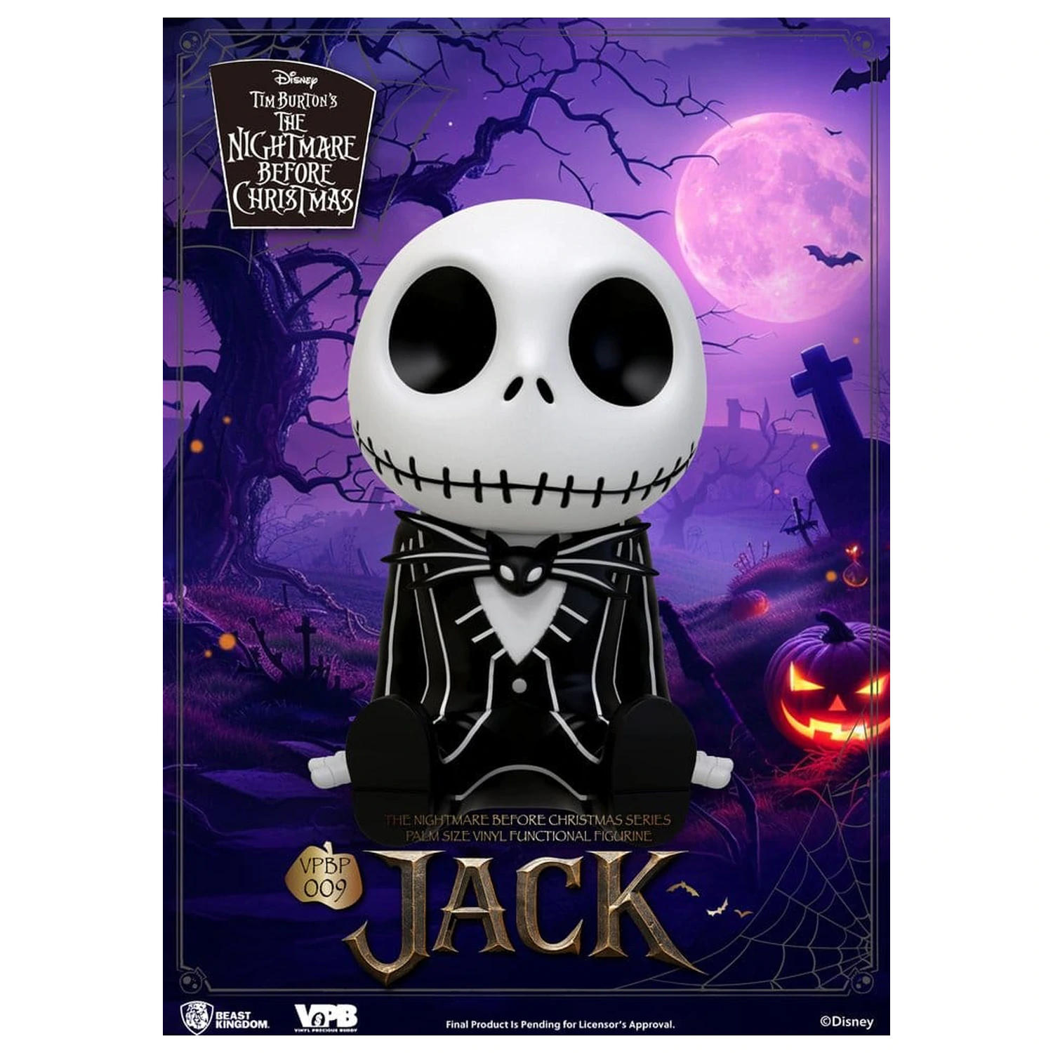 The Nightmare Before Christmas Palm Size Jack persely figura 12 cm termékfotó