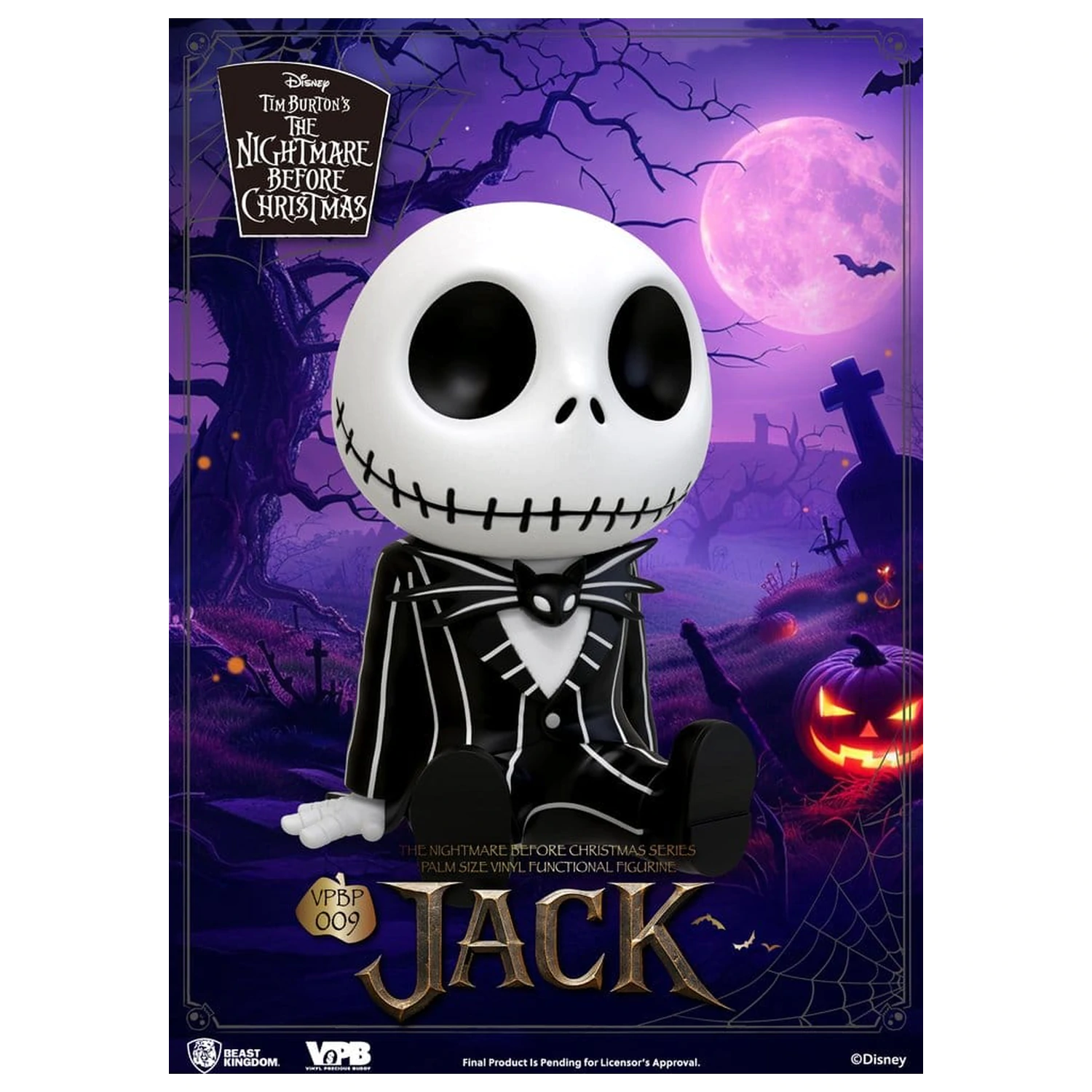 The Nightmare Before Christmas Palm Size Jack persely figura 12 cm termékfotó