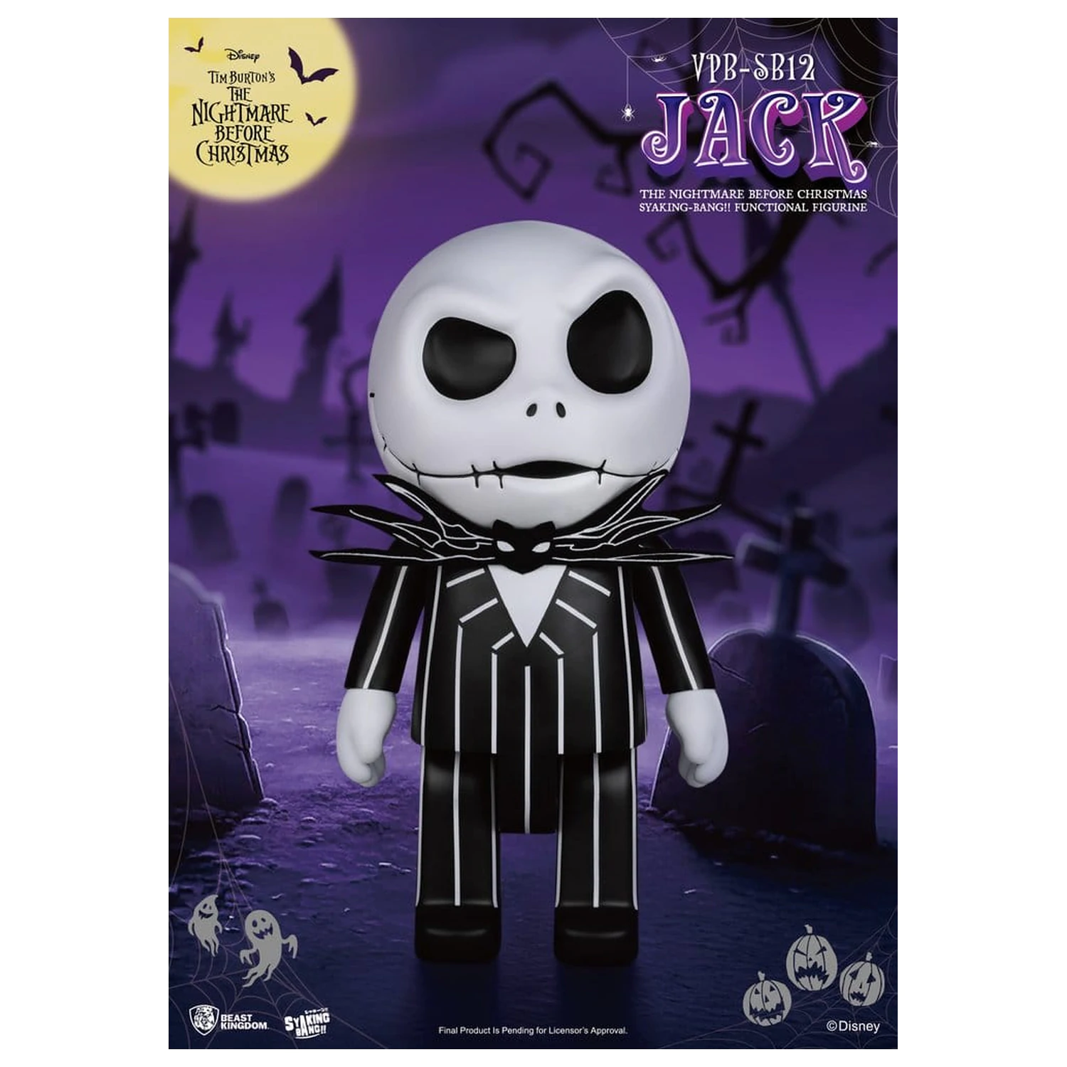 The Nightmare Before Christmas syaking-bang figura Jack persely 47 cm termékfotó