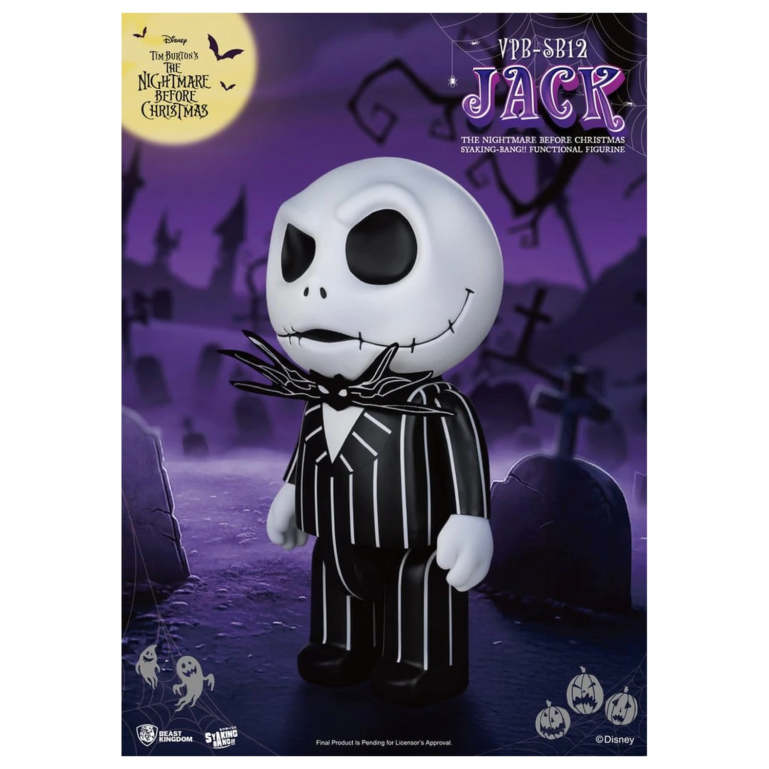 The Nightmare Before Christmas syaking-bang figura Jack persely 47 cm termékfotó