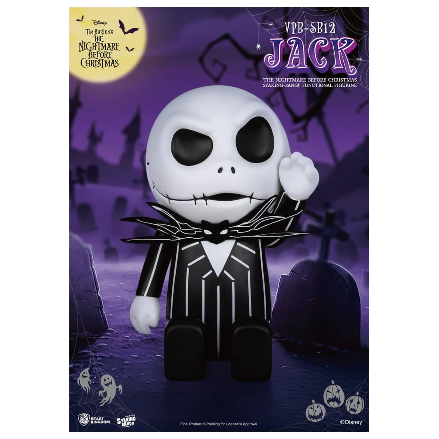 The Nightmare Before Christmas syaking-bang figura Jack persely 47 cm termékfotó
