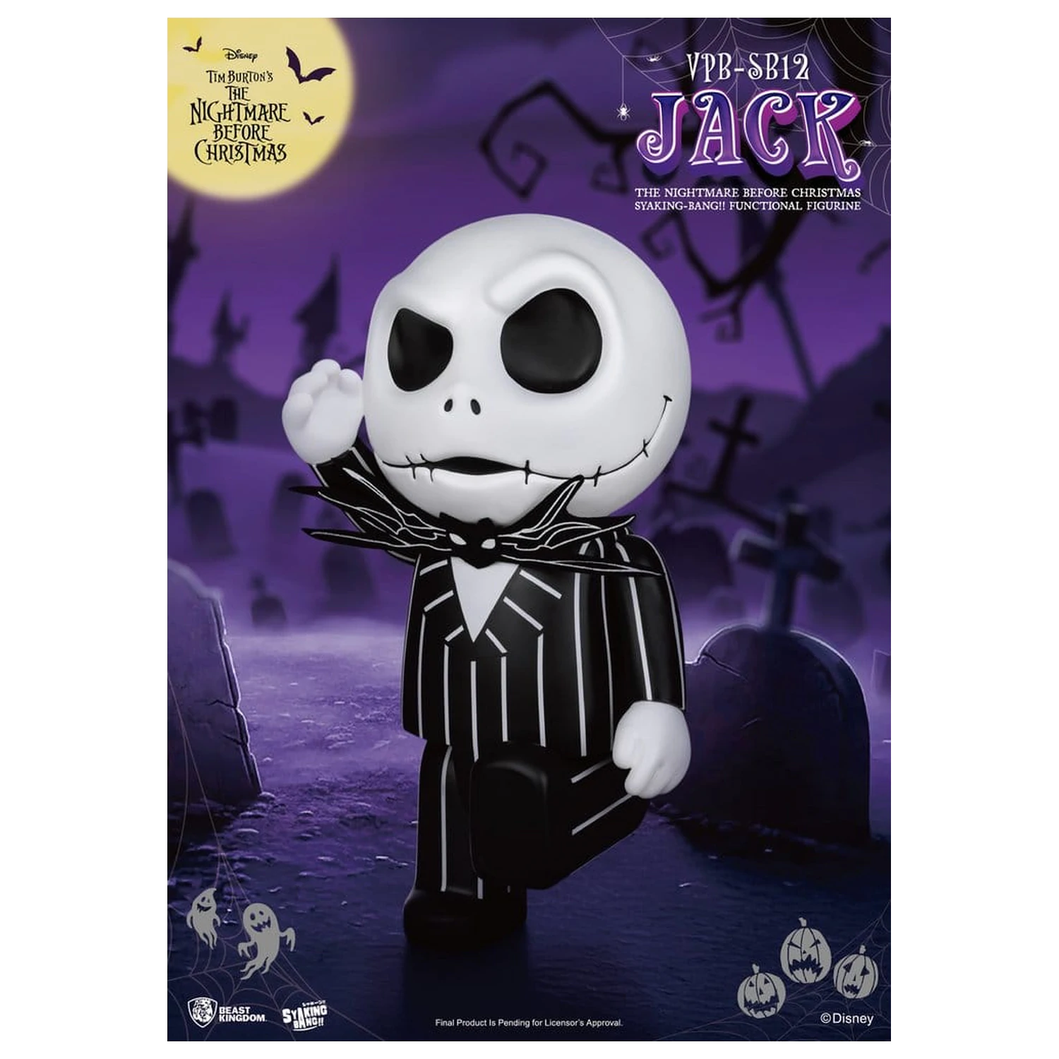 The Nightmare Before Christmas syaking-bang figura Jack persely 47 cm termékfotó