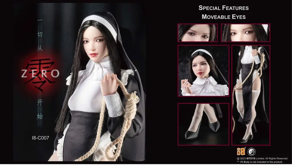 The Nun 1/6 Zero akciófigura kiegészítők 30 cm termékfotó