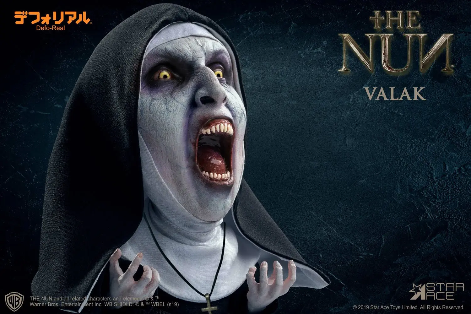 The Nun Defo-Real Series Soft Vinyl figura Valak 2 (Open mouth) 15 cm termékfotó