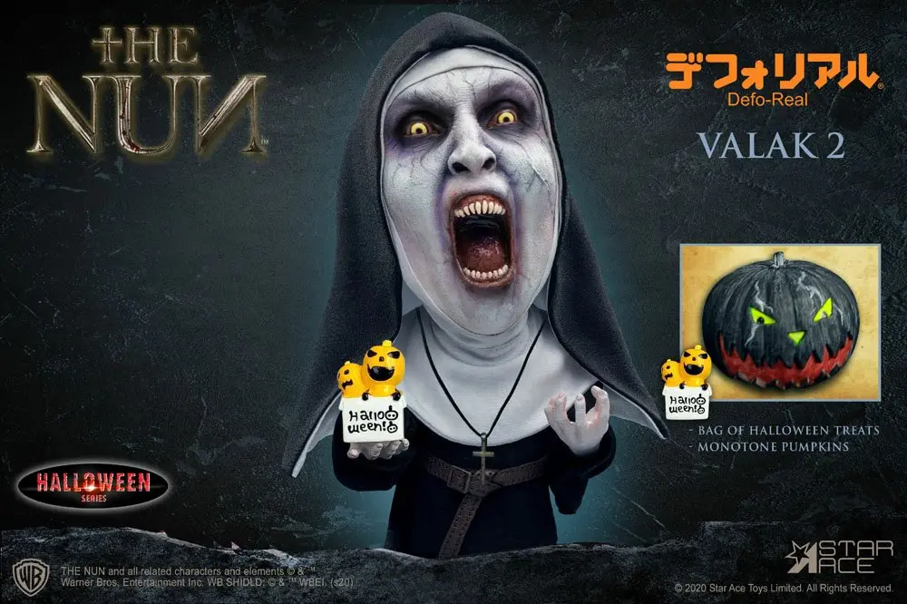 The Nun Defo-Real Series Soft Vinyl Valak 2 Halloween Version figura (Open Mouth) 15 cm termékfotó