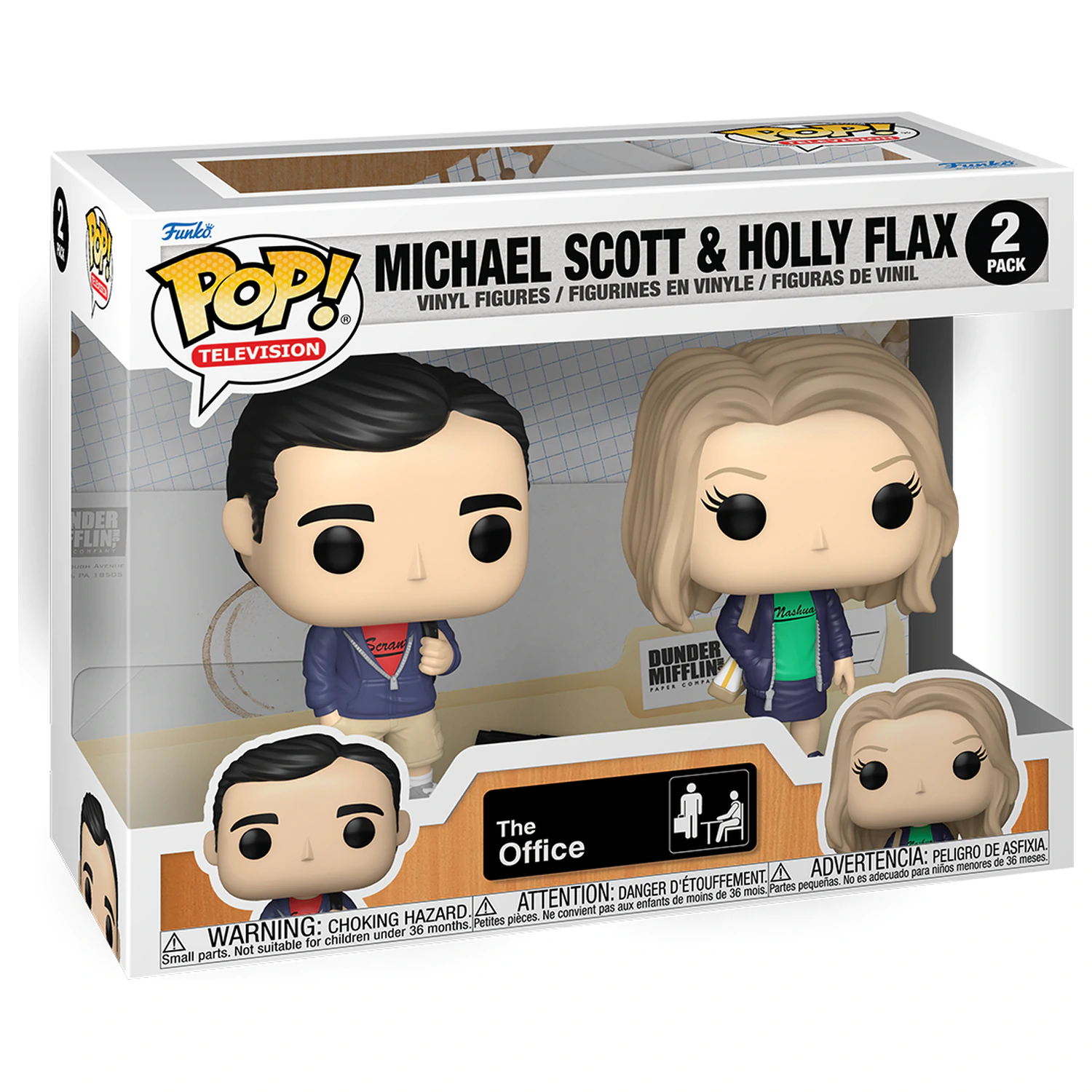 The Office Funko POP! Television 2 db-os Vinyl figura csomag Michael & Holly 9 cm termékfotó