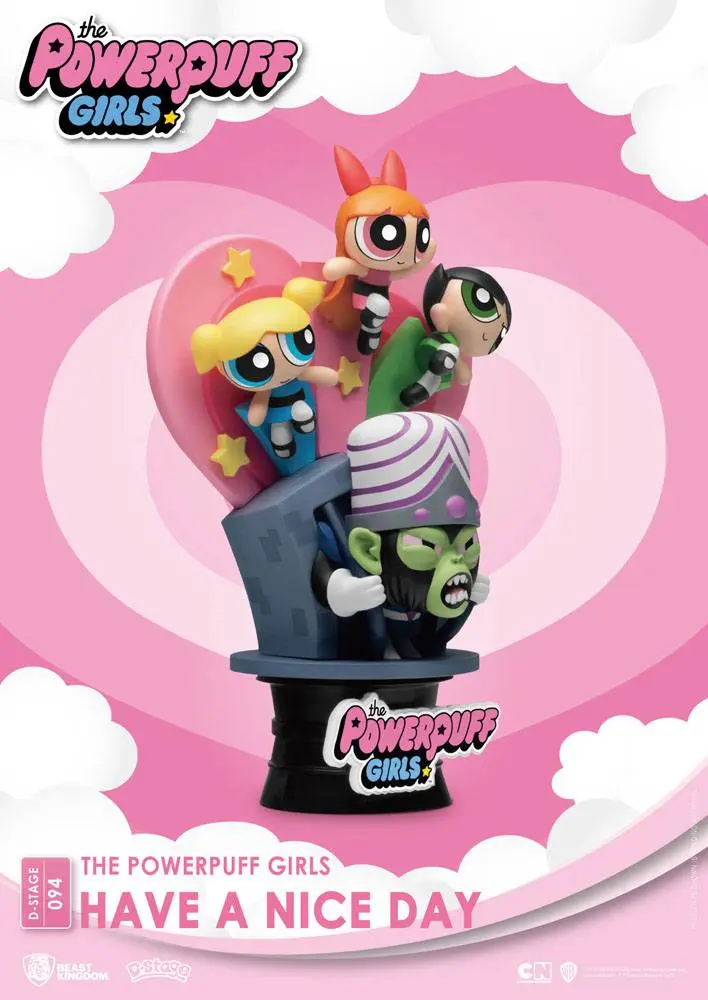 The Powerpuff Girls D-Stage Have A Nice Day New Version PVC Diorama szobor figura 15 cm termékfotó