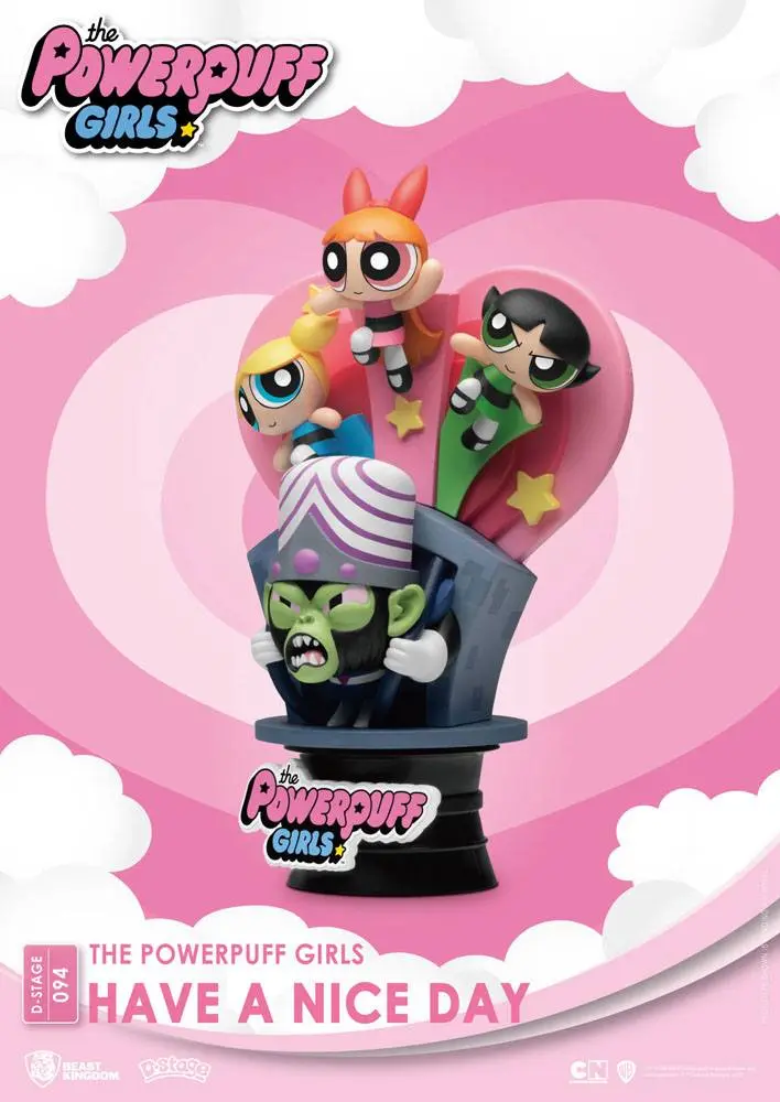 The Powerpuff Girls D-Stage Have A Nice Day Standard Version PVC Diorama szobor 15 cm termékfotó