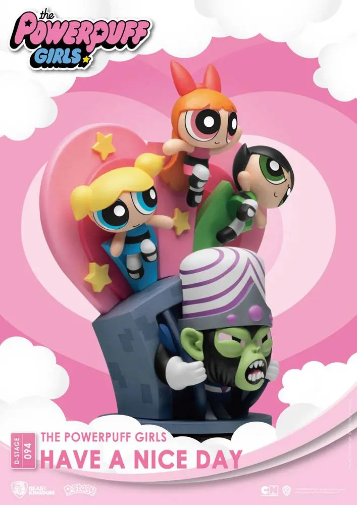 The Powerpuff Girls D-Stage Have A Nice Day Standard Version PVC Diorama szobor 15 cm termékfotó