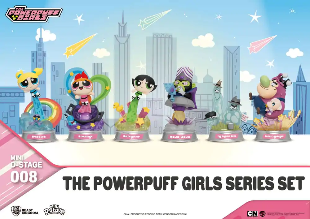 The Powerpuff Girls Mini Diorama Stage The Powerpuff Girls Series szobor figura csomag 12 cm termékfotó