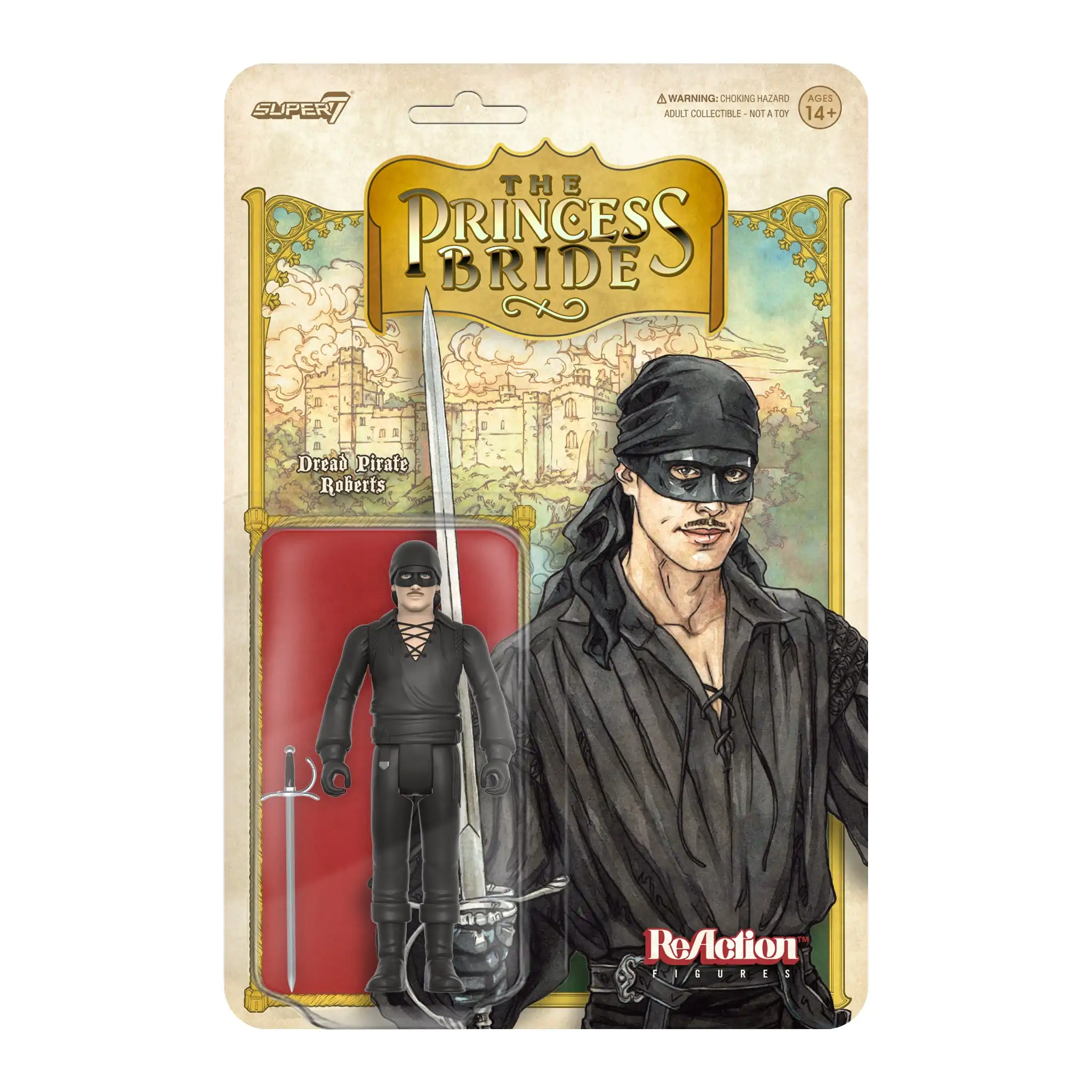 The Princess Bride ReAction Dread Pirate Roberts akciófigura 10 cm termékfotó