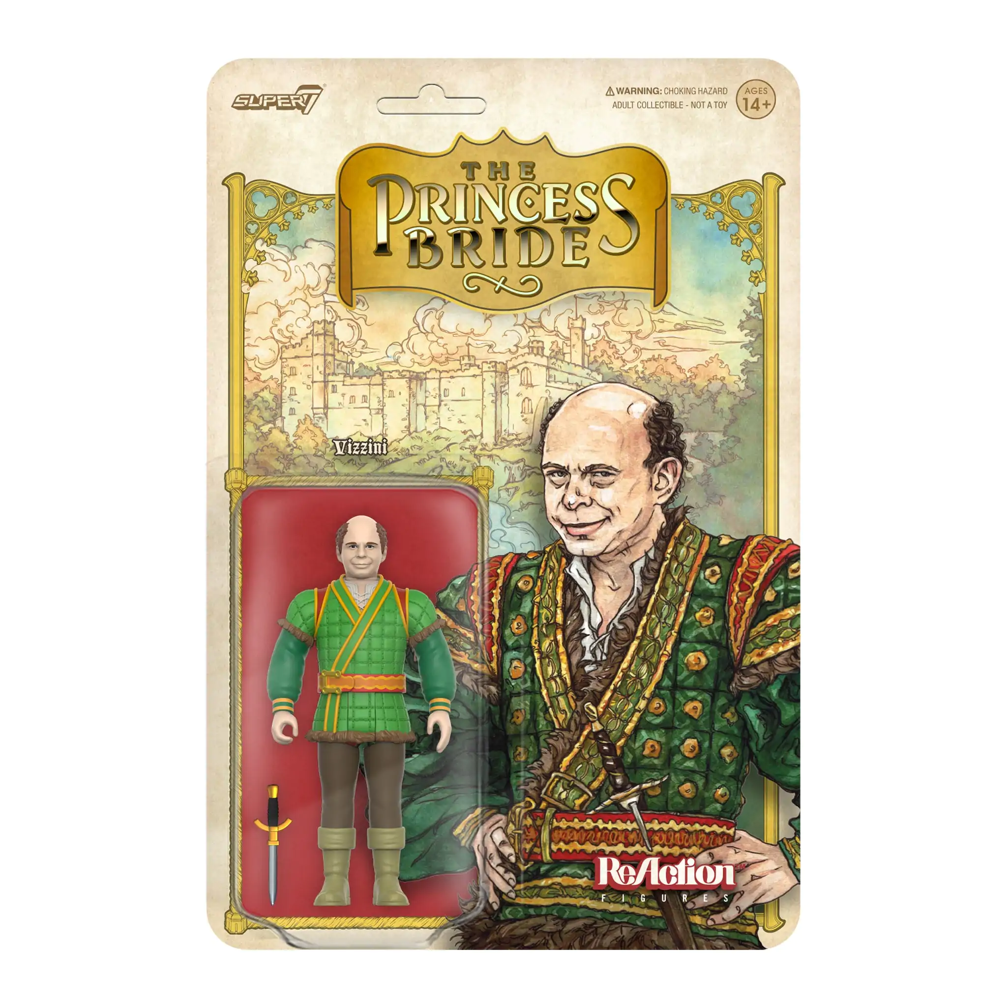 The Princess Bride ReAction Vizzini akciófigura 10 cm termékfotó