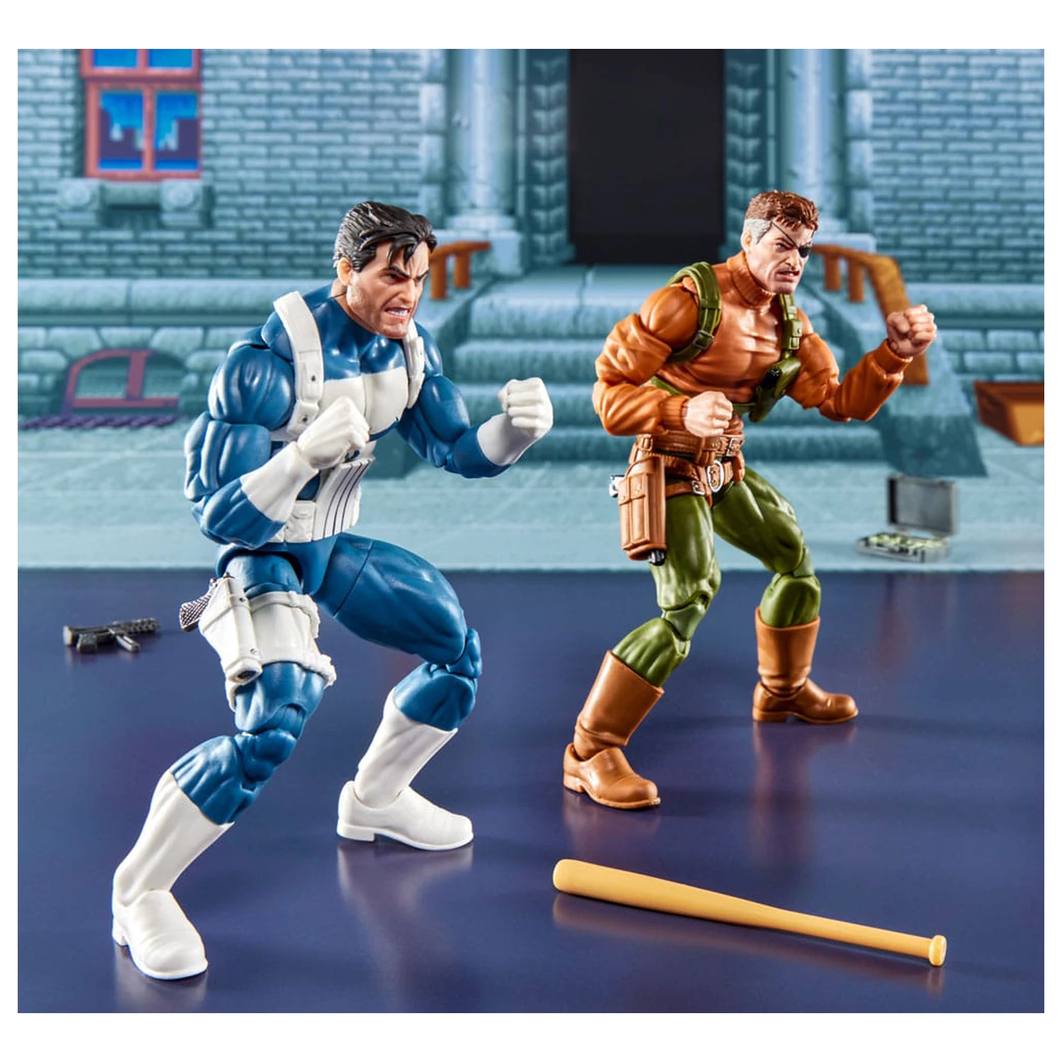 The Punisher Marvel Legends Gamerverse Punisher & Nick Fury 2 db-os akciófigura csomag 15 cm termékfotó