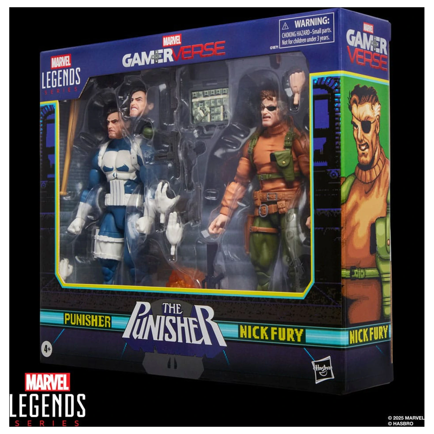 The Punisher Marvel Legends Gamerverse Punisher & Nick Fury 2 db-os akciófigura csomag 15 cm termékfotó