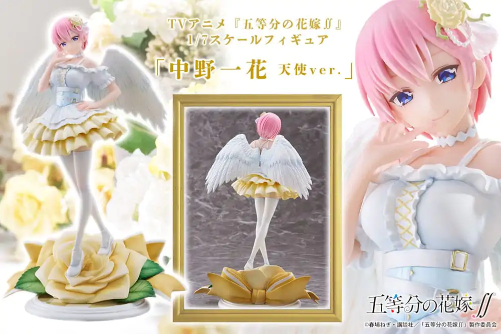 The Quintessential Quintuplets 1/7 Nakano Ichika Angel Ver. PVC szobor figura 25 cm termékfotó