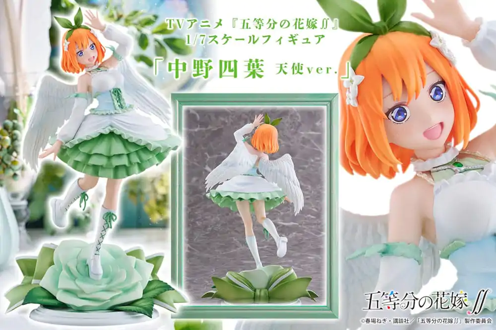 The Quintessential Quintuplets 1/7 Nakano Yotsuba Angel Ver. PVC szobor figura 27 cm termékfotó