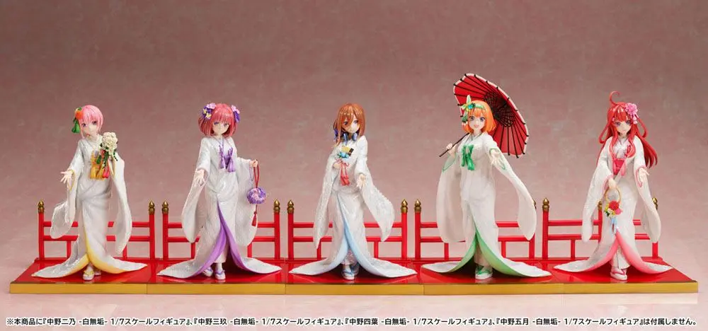 The Quintessential Quintuplets 2 1/7 Ichika Nakano -Shiromuku PVC szobor figura 22 cm termékfotó