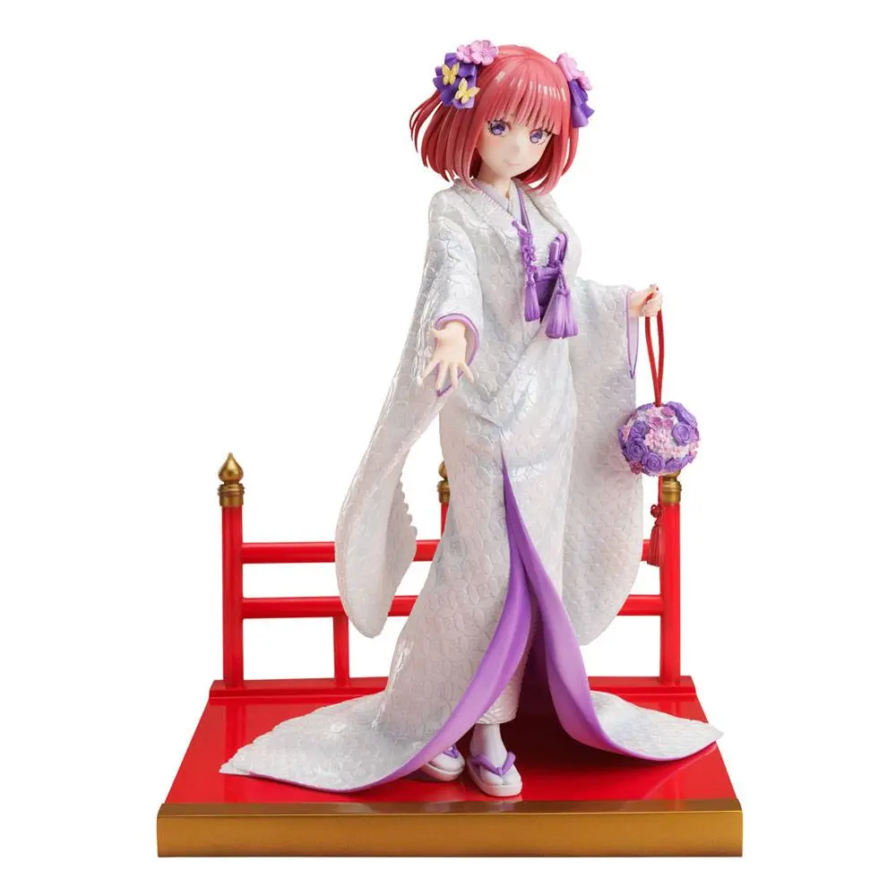 The Quintessential Quintuplets 2 1/7 Nino Nakano Shiromuku PVC szobor figura 23 cm termékfotó