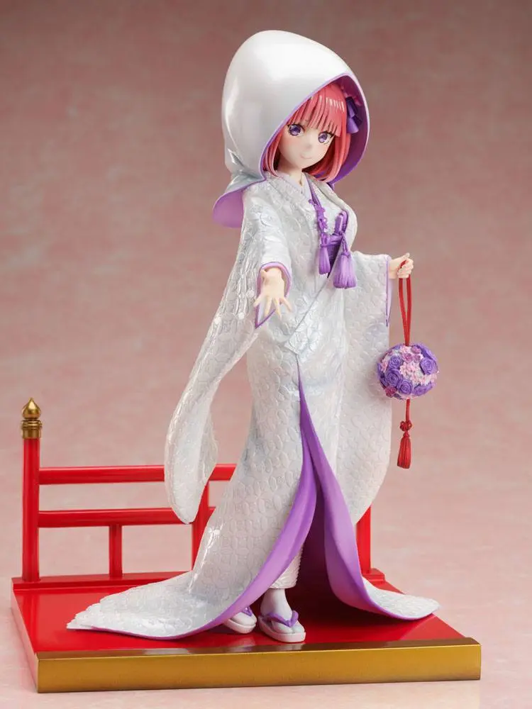 The Quintessential Quintuplets 2 1/7 Nino Nakano Shiromuku PVC szobor figura 23 cm termékfotó