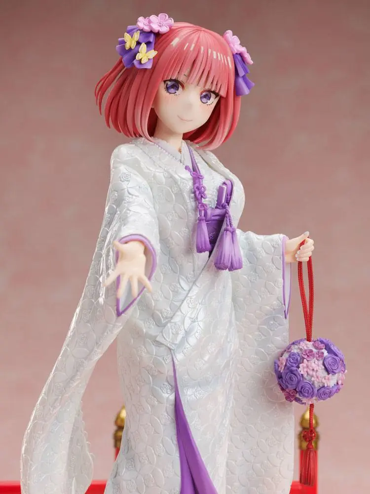 The Quintessential Quintuplets 2 1/7 Nino Nakano Shiromuku PVC szobor figura 23 cm termékfotó
