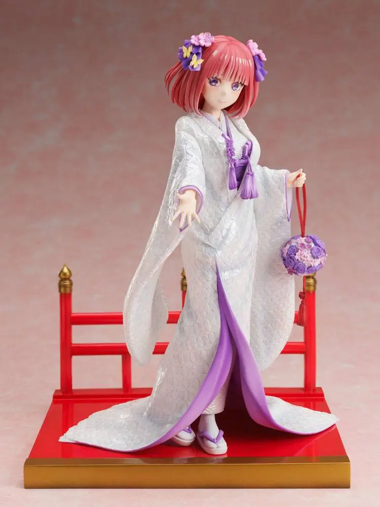 The Quintessential Quintuplets 2 1/7 Nino Nakano Shiromuku PVC szobor figura 23 cm termékfotó