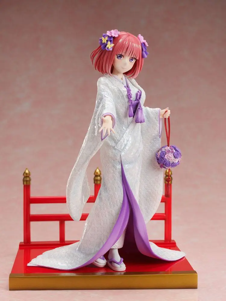 The Quintessential Quintuplets 2 1/7 Nino Nakano Shiromuku PVC szobor figura 23 cm termékfotó