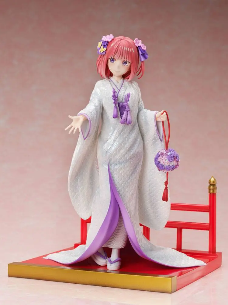 The Quintessential Quintuplets 2 1/7 Nino Nakano Shiromuku PVC szobor figura 23 cm termékfotó