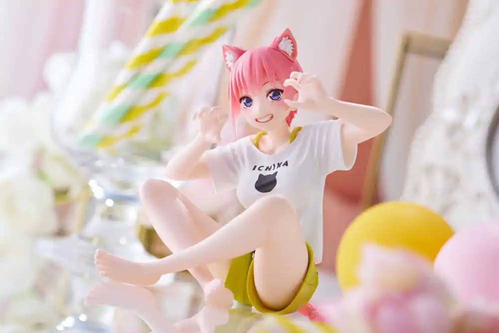 The Quintessential Quintuplets 2 Desktop Ichika Nakano Newley Written Cat Roomwear Ver. PVC szobor figura 13 cm termékfotó