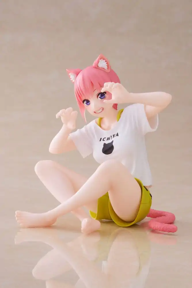 The Quintessential Quintuplets 2 Desktop Ichika Nakano Newley Written Cat Roomwear Ver. PVC szobor figura 13 cm termékfotó