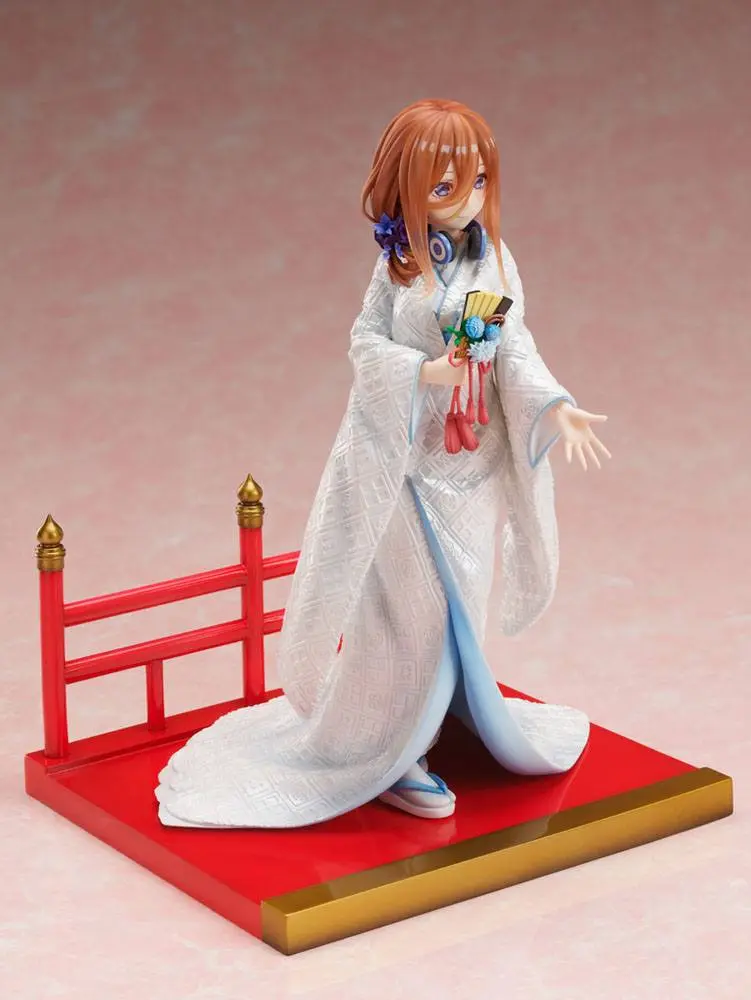 The Quintessential Quintuplets 2 PVC szobor figura 1/7 Miku Nakano Shiromuku 23 cm termékfotó