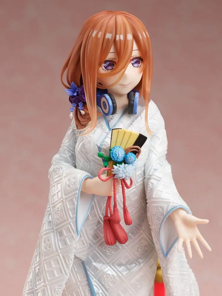 The Quintessential Quintuplets 2 PVC szobor figura 1/7 Miku Nakano Shiromuku 23 cm termékfotó