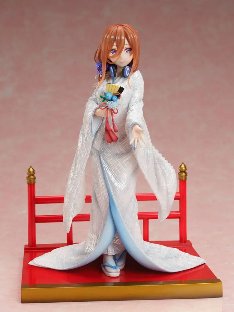 The Quintessential Quintuplets 2 PVC szobor figura 1/7 Miku Nakano Shiromuku 23 cm termékfotó