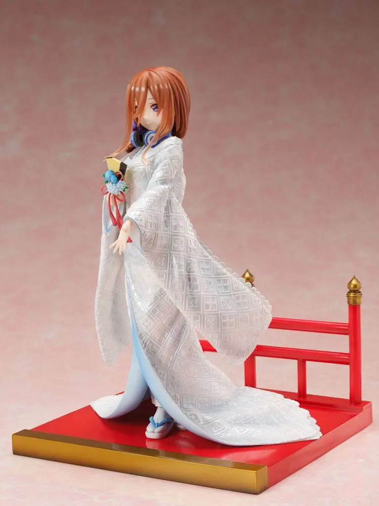 The Quintessential Quintuplets 2 PVC szobor figura 1/7 Miku Nakano Shiromuku 23 cm termékfotó