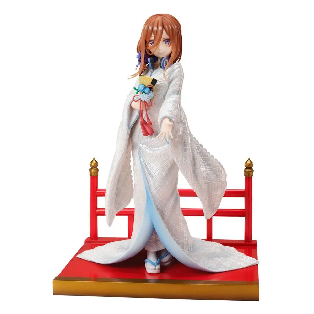 The Quintessential Quintuplets 2 PVC szobor figura 1/7 Miku Nakano Shiromuku 23 cm termékfotó