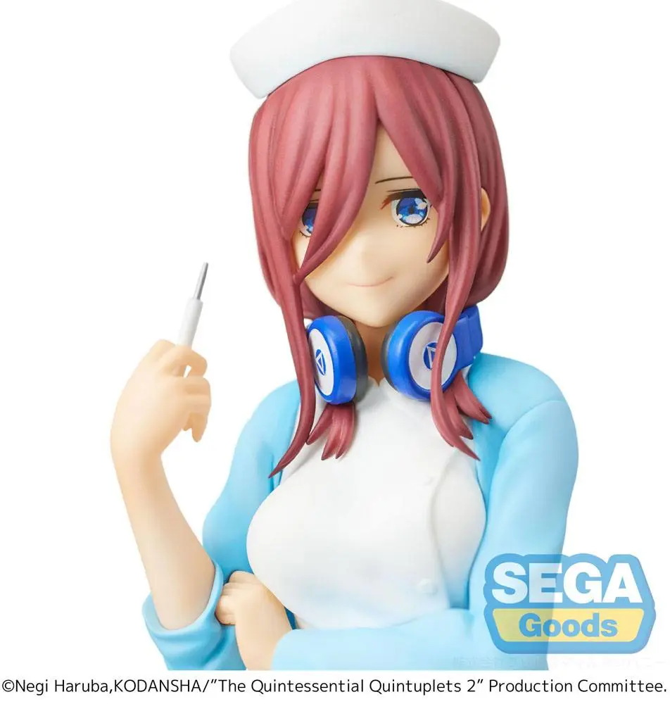 The Quintessential Quintuplets 2 SPM PVC Statue Miku Nakano Nurse Ver. 21 cm termékfotó