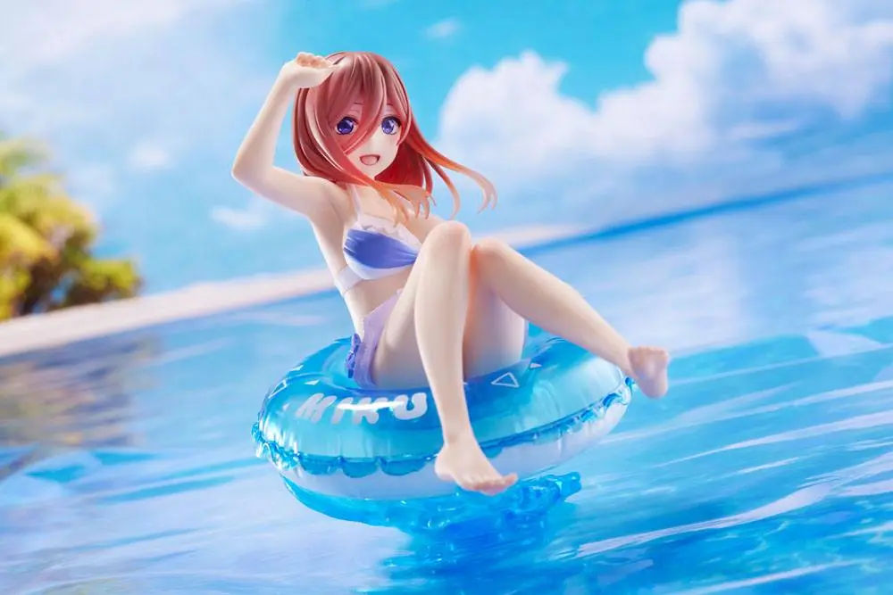 The Quintessential Quintuplets Aqua Float Girls Miku Nakano PVC szobor figura 20 cm termékfotó